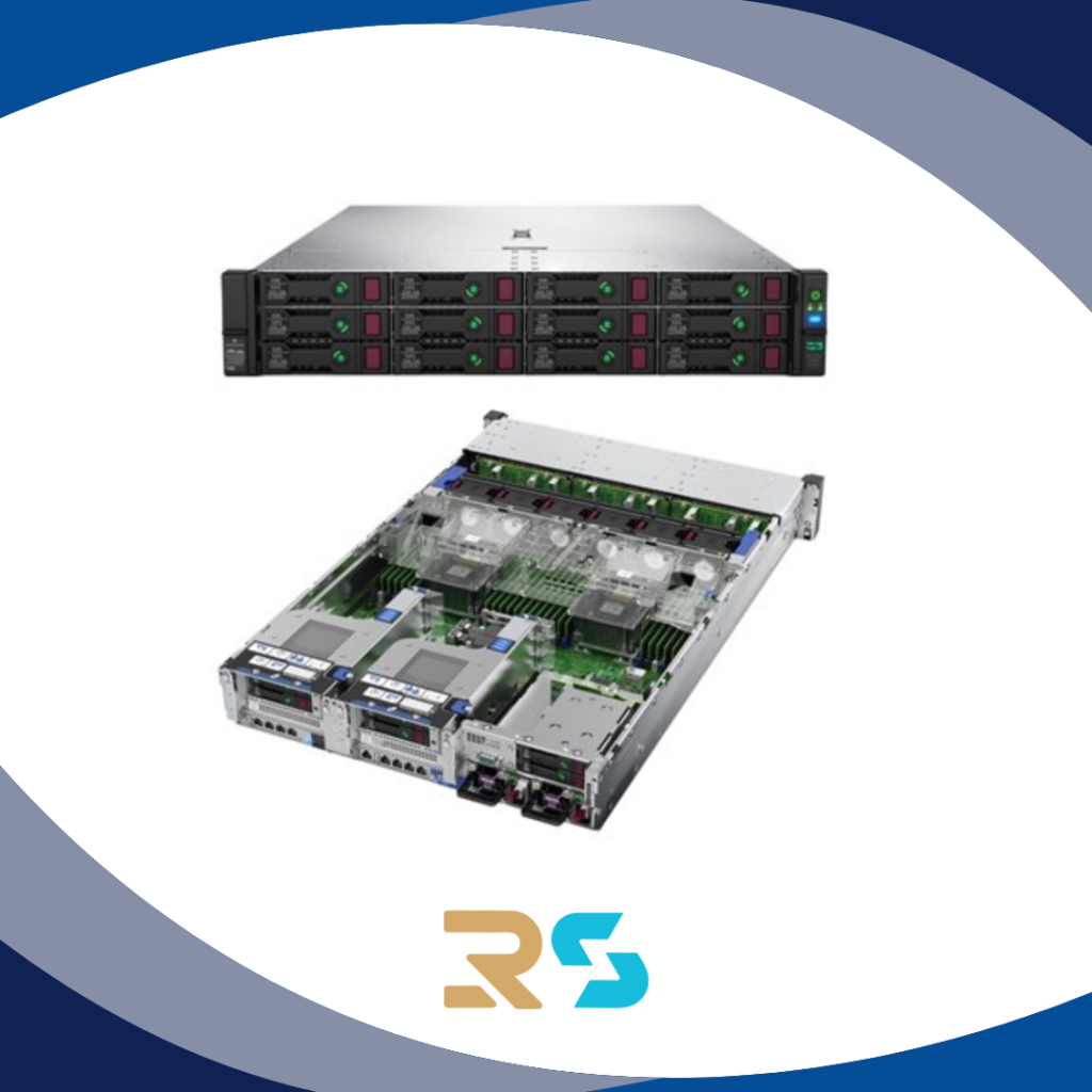 نمایی از شاسی سرور HP DL380 G10